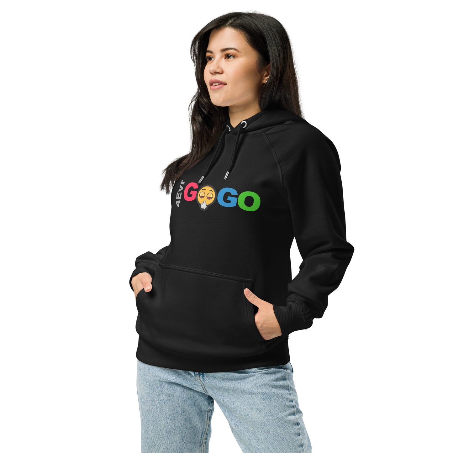GoGo Unisex eco raglan hoodie
