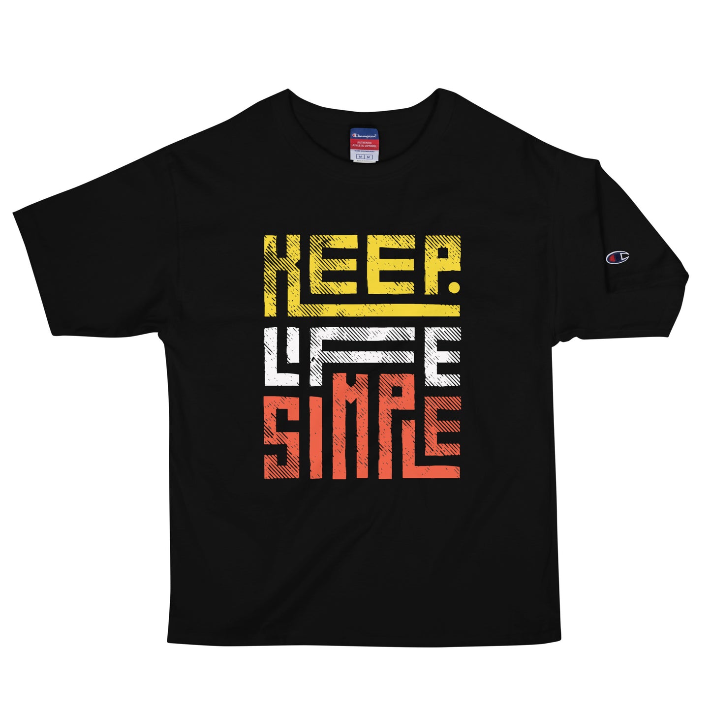 Keep Life Simple Men's Champion T-Shirt